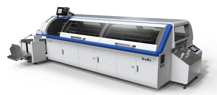 Selective Binding Printer Pressnet | Auto-platen Die-Cutting & High-speed Flute Lamination